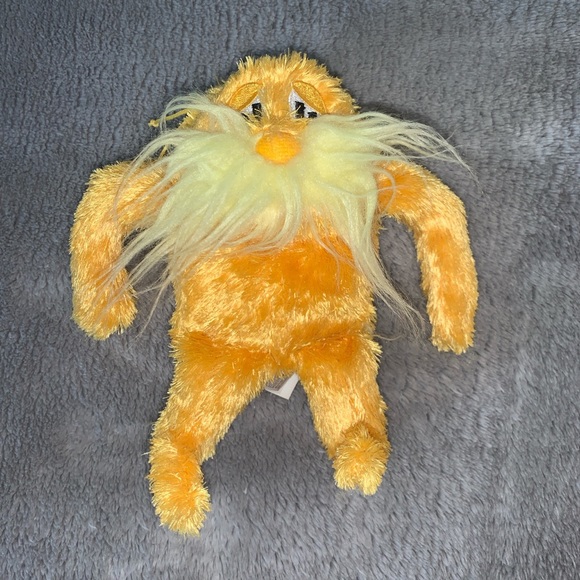 Dr. Seuss The Lorax Mini Plush Stuffed Animal Doll 6 inch Manhattan Toy - Picture 1 of 4